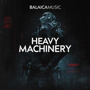 Heavy Machinery Techno ghost track cover art, featuring industrial and mechanical visual elements for a dark techno release.