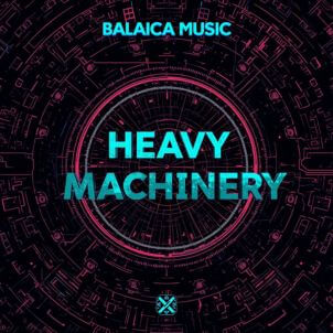Heavy Machinery Techno ghost track cover art, featuring industrial and mechanical visual elements for a dark techno release.