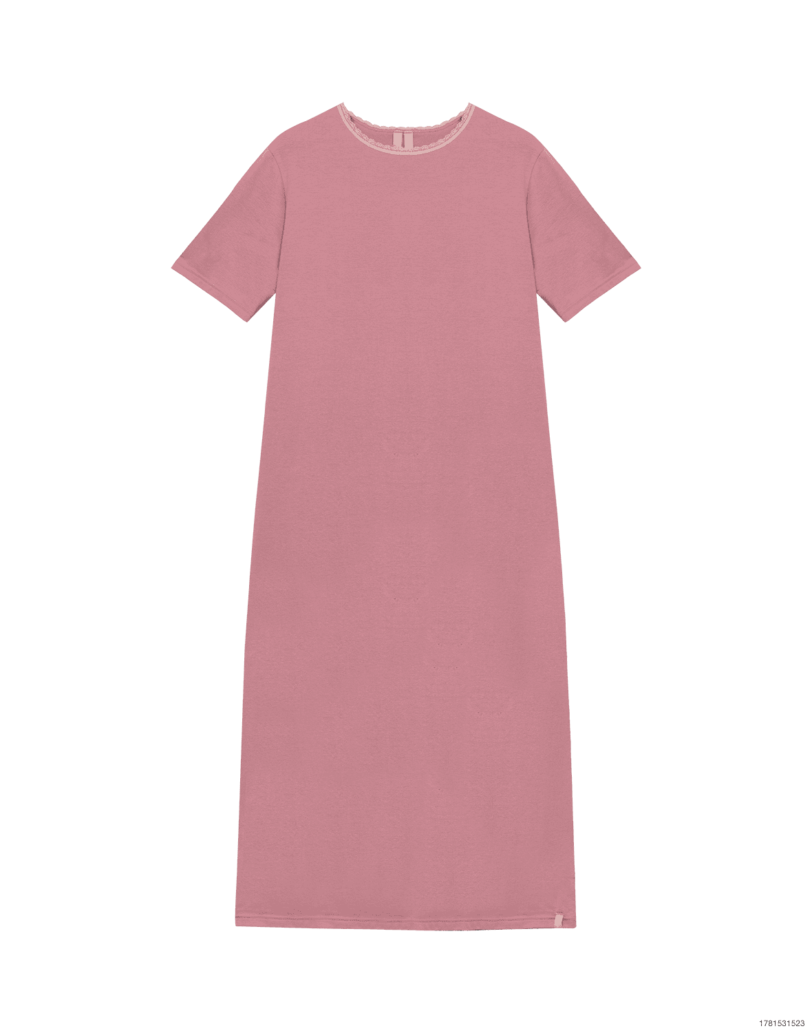 T-shirt kjole i bomuld til kvinder
