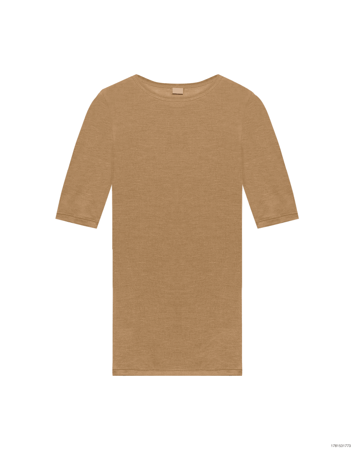 T-shirt i merinould/silke til kvinder