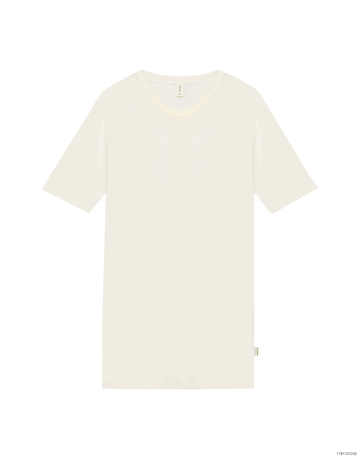 Plus size T-shirt i merinould til mænd