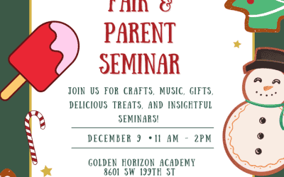 Christmas Fair & Parent Seminar (December 9th, 2023)