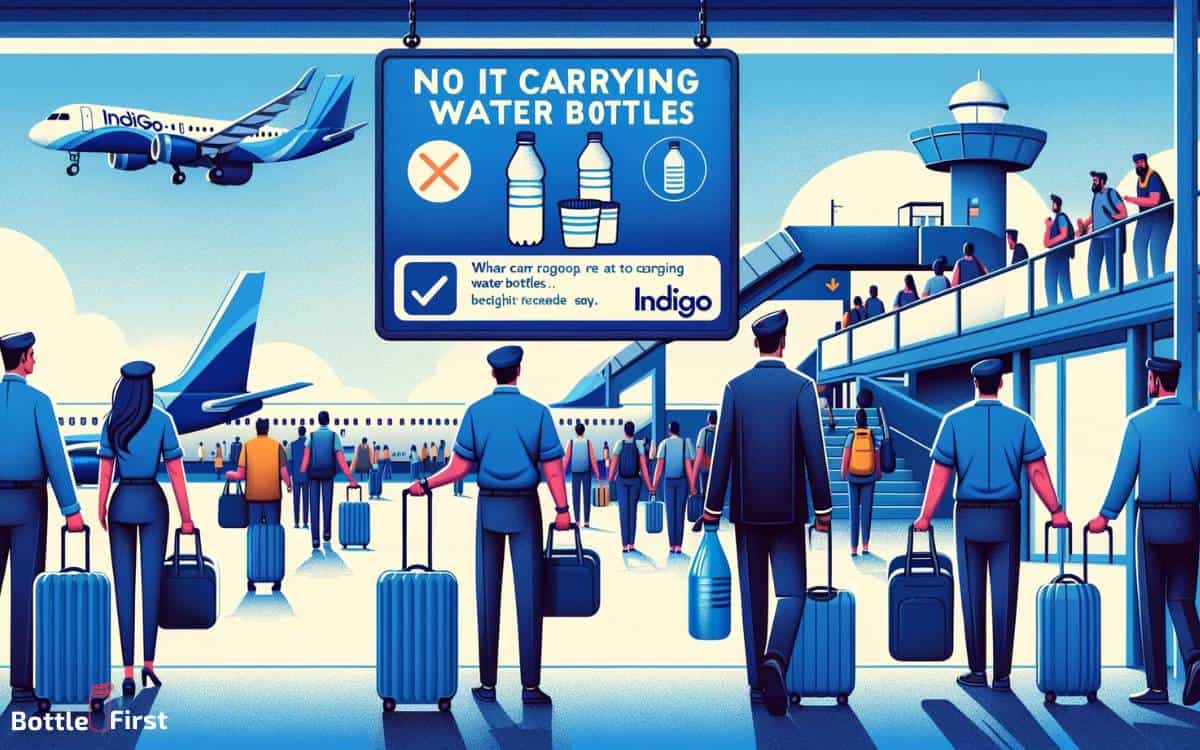 Is Water Bottle Allowed In Indigo Flight: Yes!