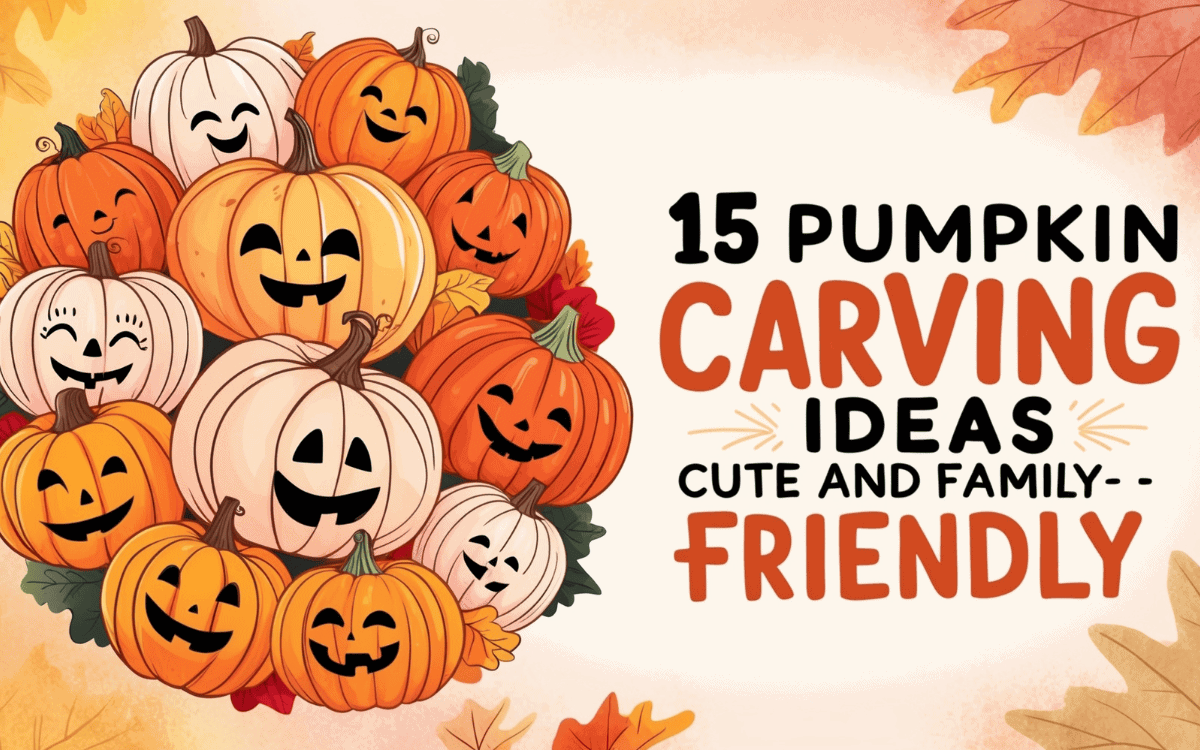 15 Pumpkin Carving Ideas Cute And Family-Friendly
