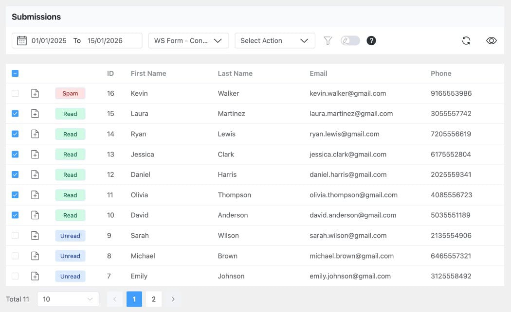 Save Elementor Pro Form submissions