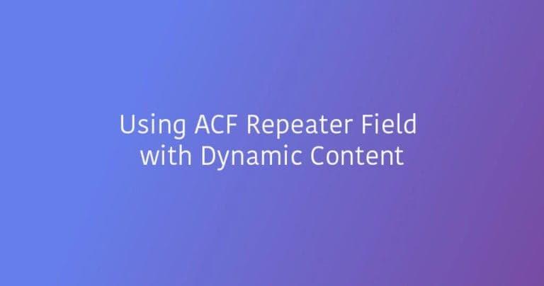 acf repeater