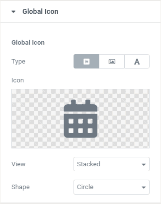 Elementor Timeline - Global Icon