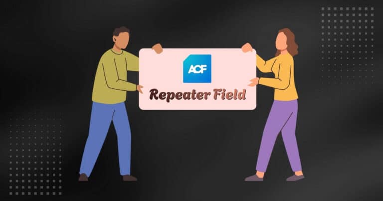 ACF Repeater Field type