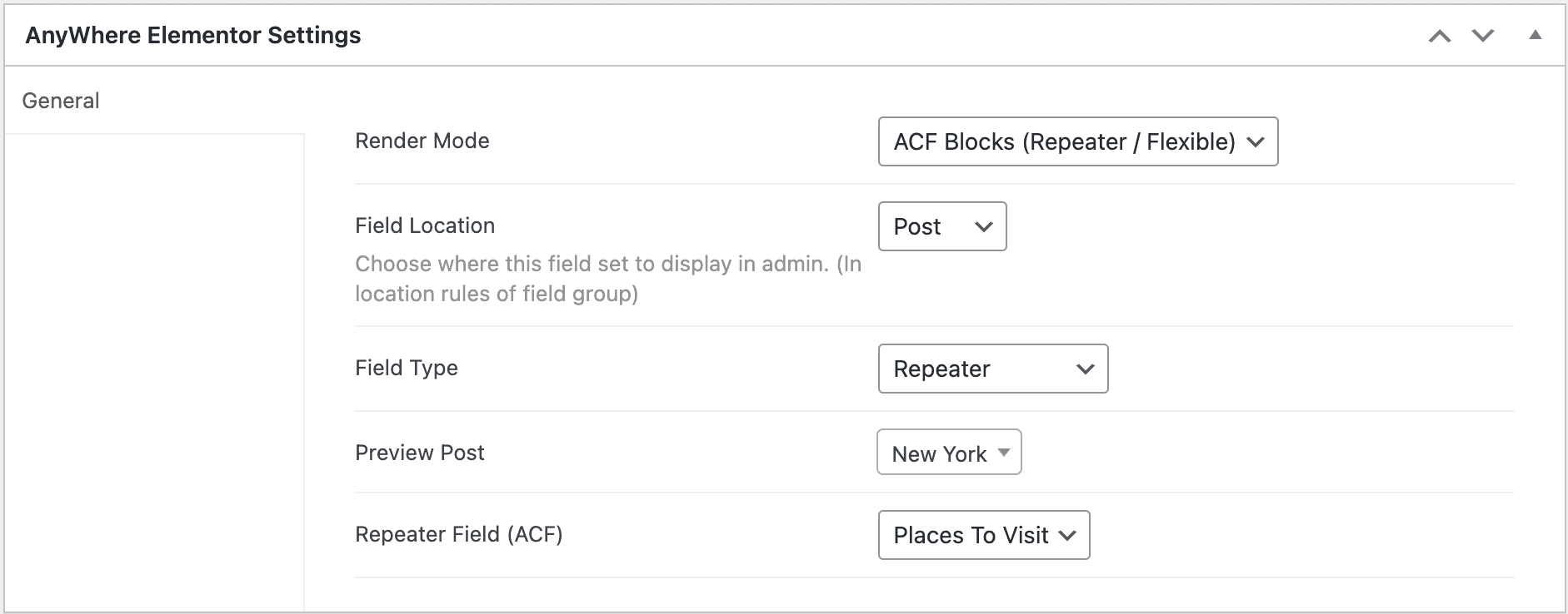Dynific Addons for Elementor Settings
