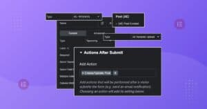 Create Post with Elementor Form