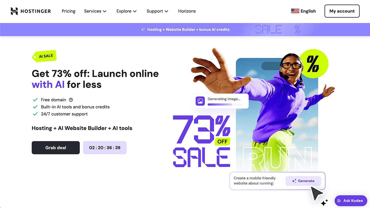 Hostinger hosting
