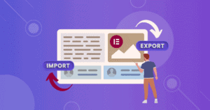 Import Export Elementor Templates