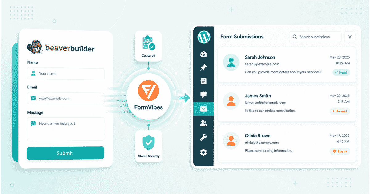How to Save Beaver Builder Form Submissions in WordPress