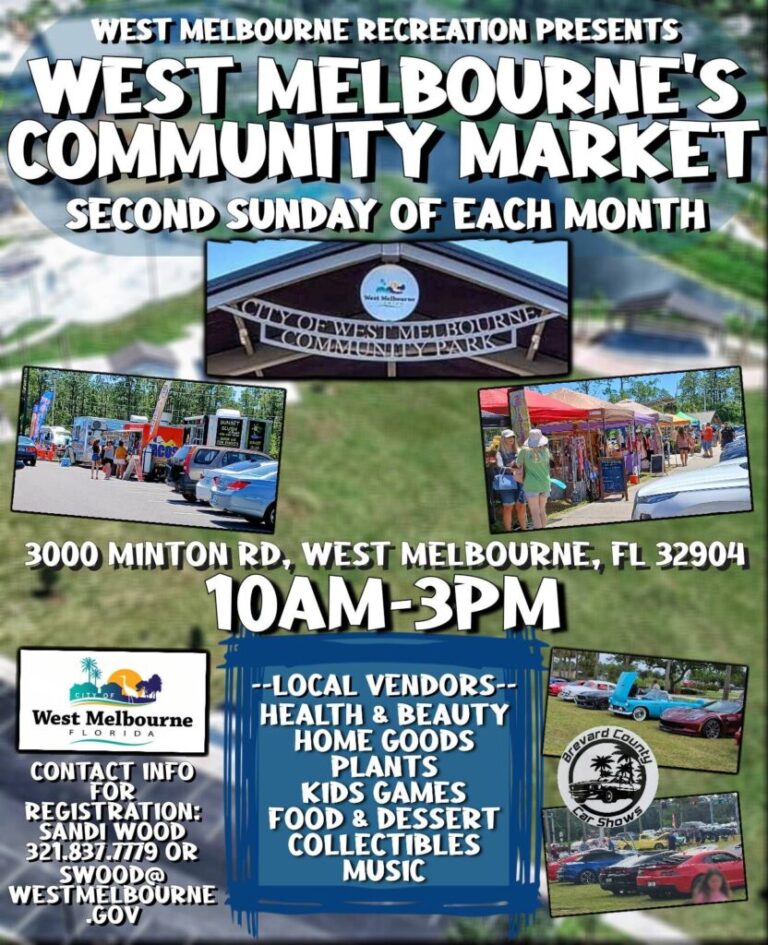 West Melbourne Community Market car show in West Melbourne, FL
