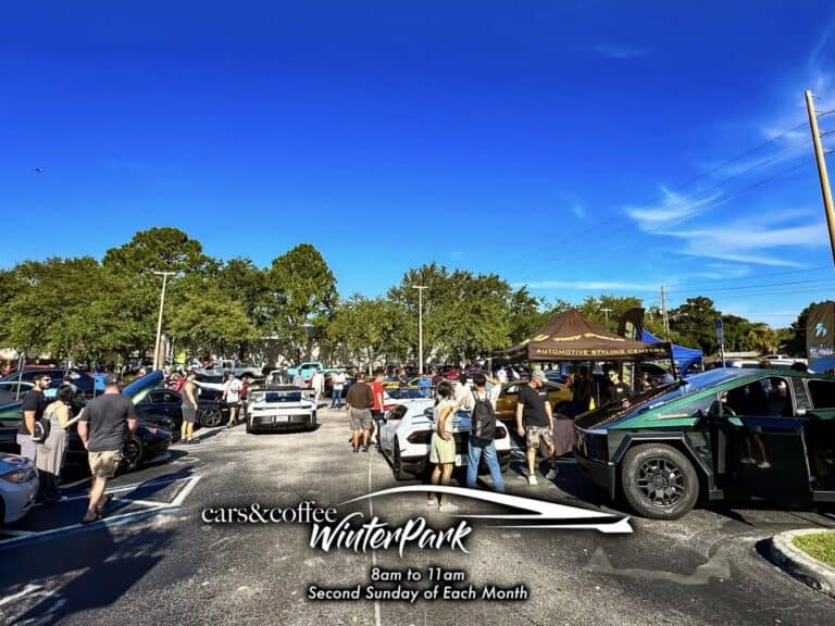 Cars & Coffee Winter Park car show in Winter Park, FL