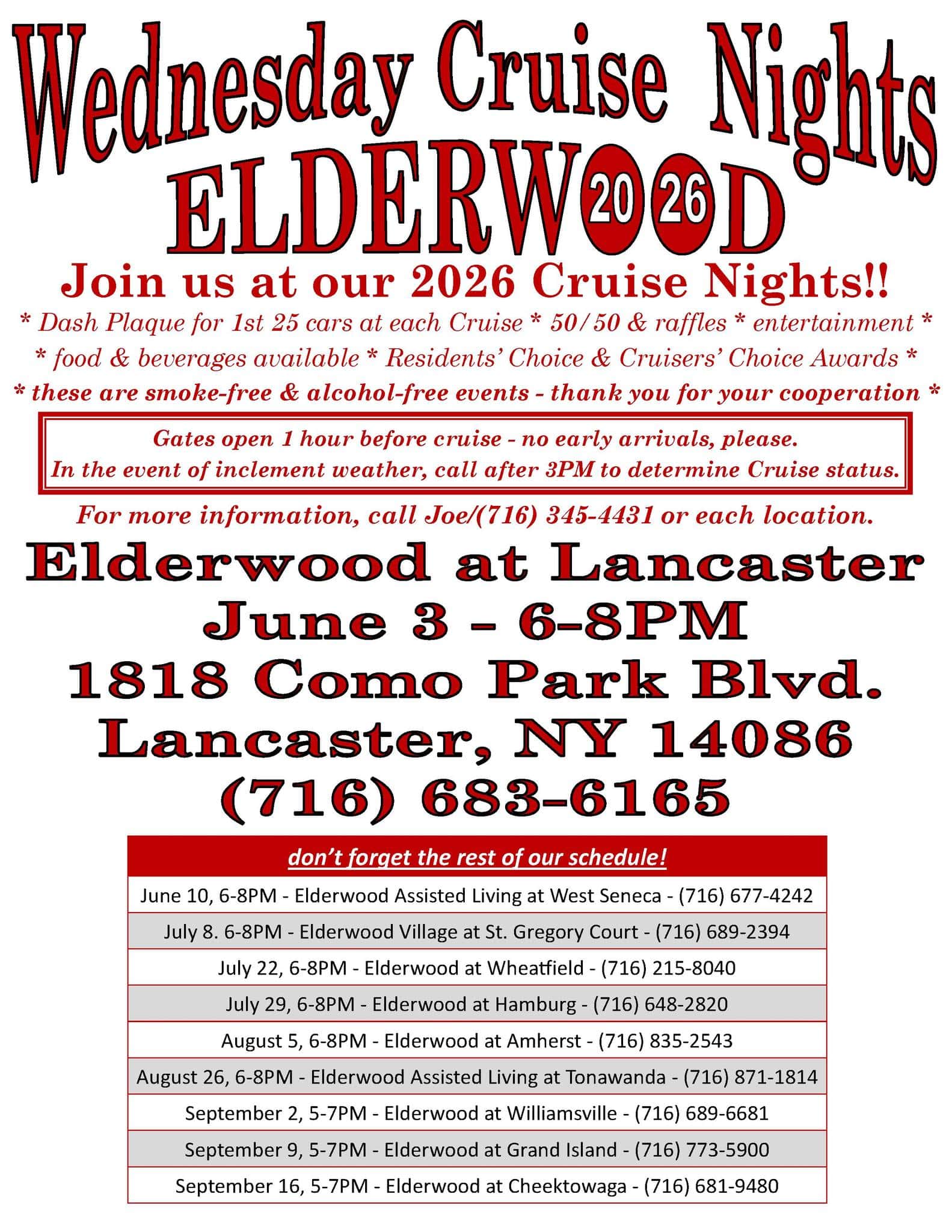 Elderwood Cruise Night