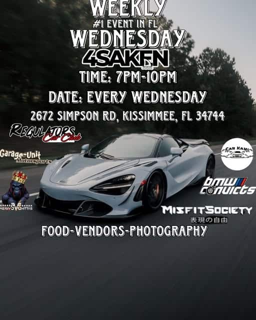 Weekly Wednesdayz event at 2672 Simpson Rd in Kissimmee, FL on January 8, 2025