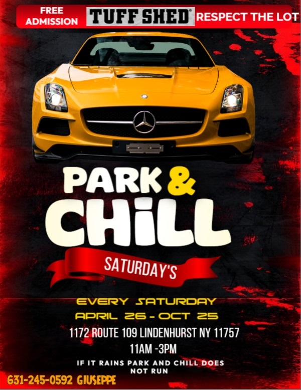 Free Tuff Shed Park & Chill event at 1172 Route 109 in Lindenhurst, NY on April 26, 2025