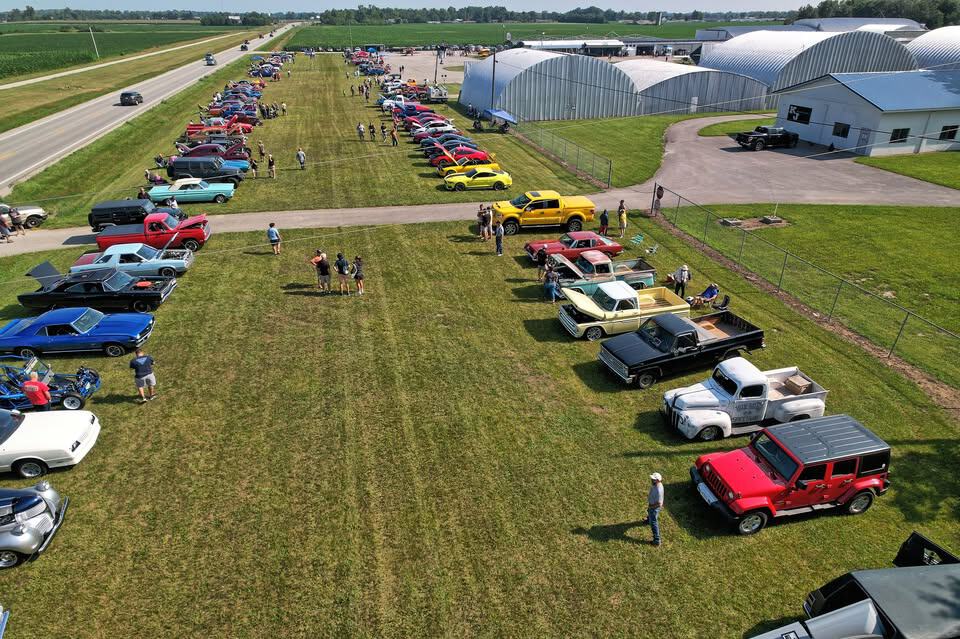Fremont Airport's "FLYERS & TIRES" Fly-In/Car Show event at 365 Oh-53 in Fremont, OH on July 19, 2025