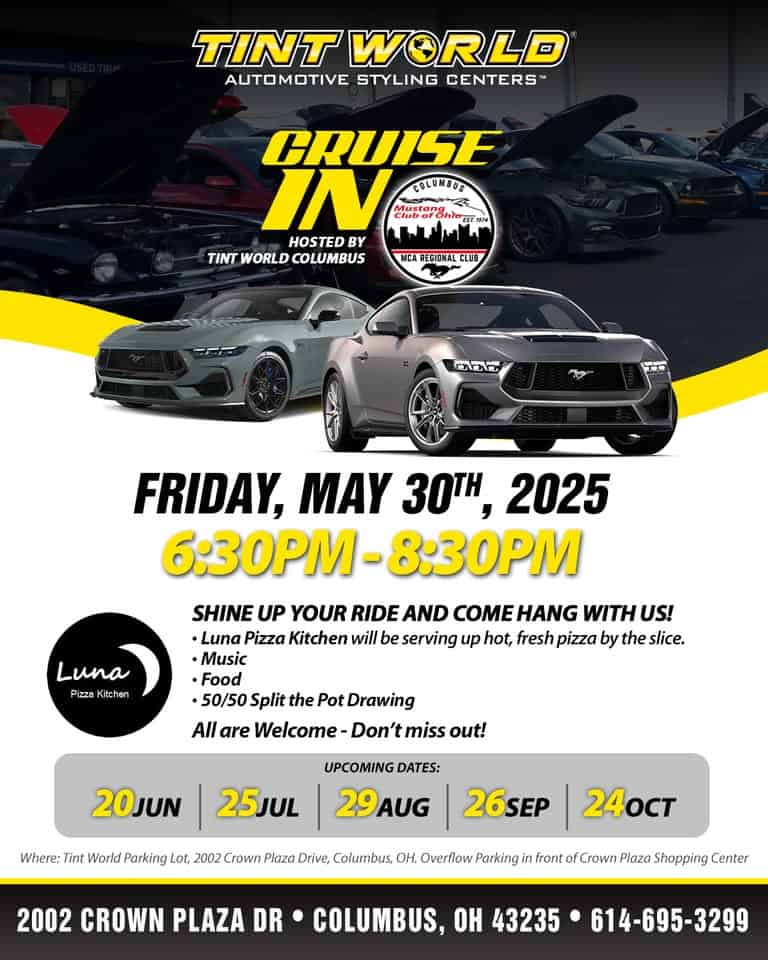 Tint World Monthly Cruise-In's (Columbus, Ohio) event at 2002 Crown Plaza Dr in Columbus, OH on August 29, 2025
