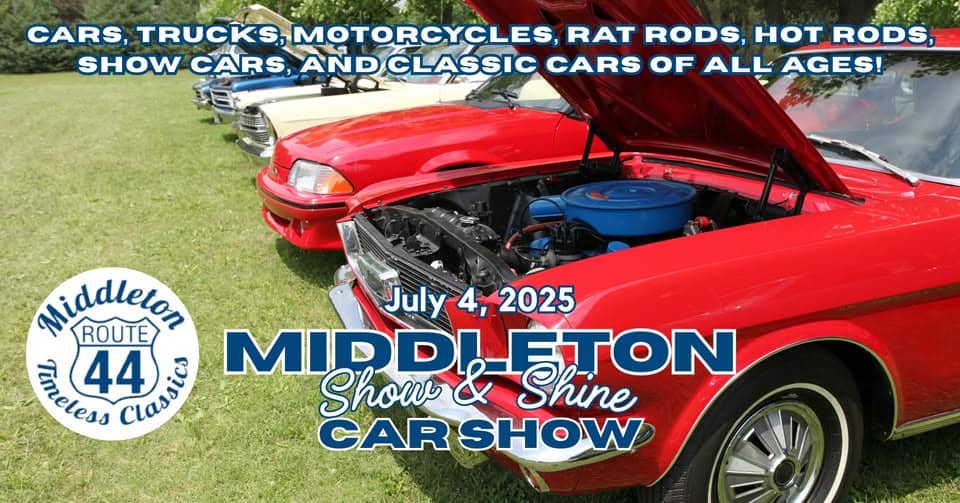 18th Annual Middleton Car Show, July 4th event at Idaho Miniature Horse Club in Middleton, ID on July 4, 2025
