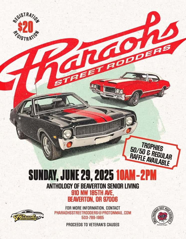 Anthology of Beaverton Car Show event at 910 Nw 185Th Ave in Beaverton, OR on June 29, 2025