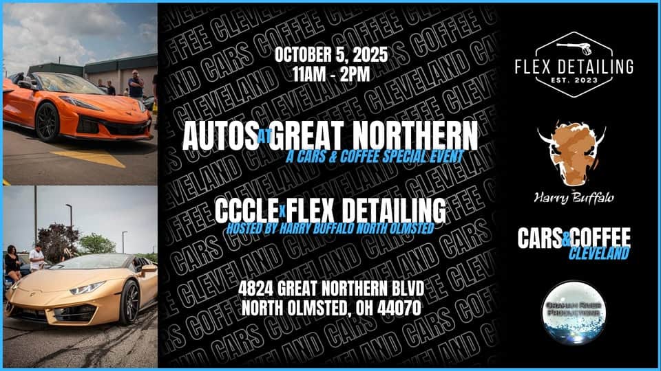 Autos At Great Northern - A Cars & Coffee Special Event event at 4824 Great Northern Blvd in North Olmsted, OH on October 5, 2025