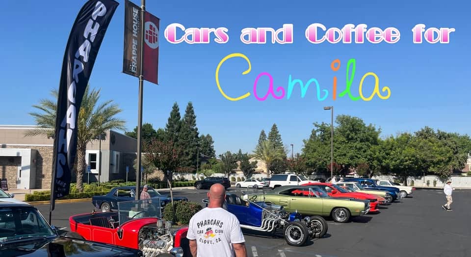 Cars and Coffee for Camila event at 2777 E Nees Ave. in Fresno, CA on May 24, 2025