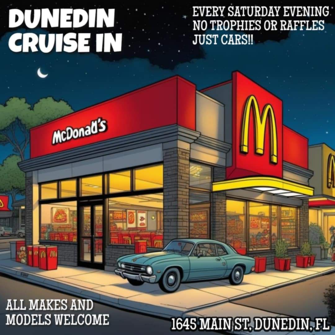 Dunedin Cruise In event at McDonald's in Dunedin, FL on April 1, 2025