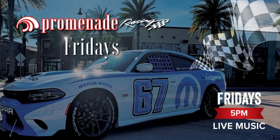 Promenade Racing Car & Truck Show event at 3251 Margaritaville Blvd in Kissimmee, FL on May 16, 2025