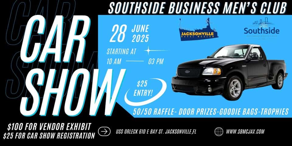 SBMC Car Show event at 610 E Bay St in Jacksonville, FL on June 28, 2025