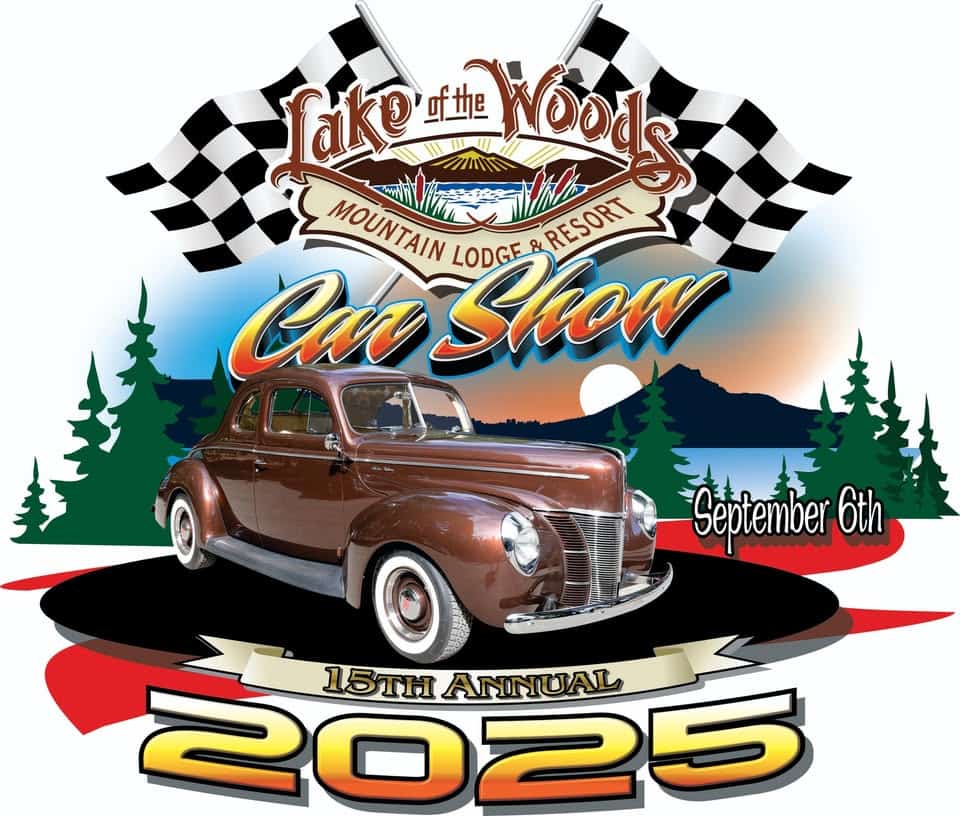 15th Annual Lake of the Woods Classic Car Show event at 950 Harriman Ave in Klamath Falls, OR on September 6, 2025