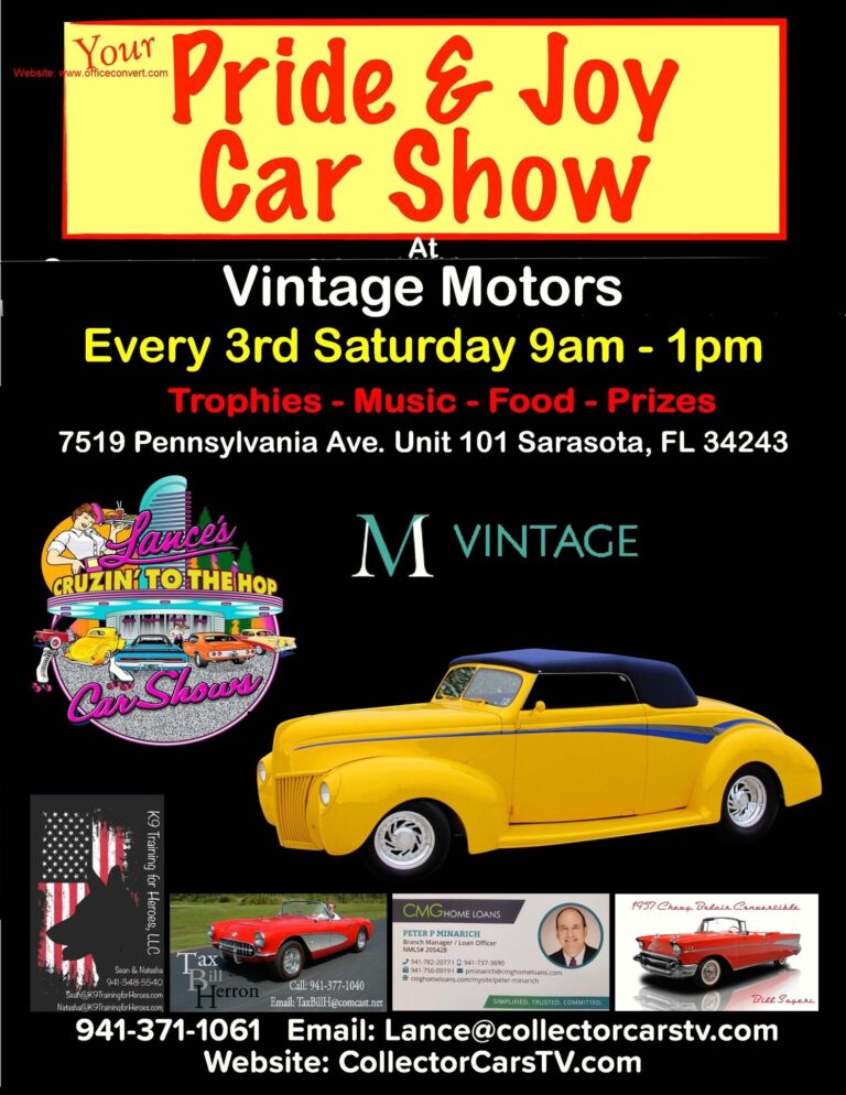 Pride & Joy Car Show car show in Sarasota, FL