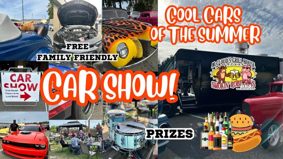 COOL CARS OF THE SUMMER event at 4111 Wheaton Way in Bremerton, WA on June 3, 2025