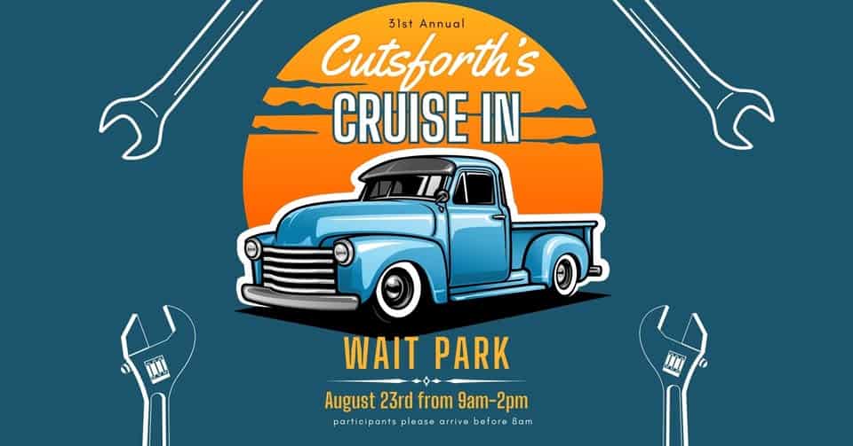 Cutsforth's Cruise-In at Wait Park! event at 350 N Grant St in Canby, OR on August 23, 2025