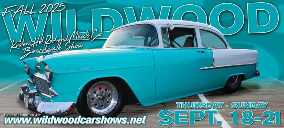 Fall 2025 Wildwood Kustom Hot Rod and Muscle Car Boardwalk Show event at 4501 Boardwalk in Wildwood, NJ on September 18, 2025