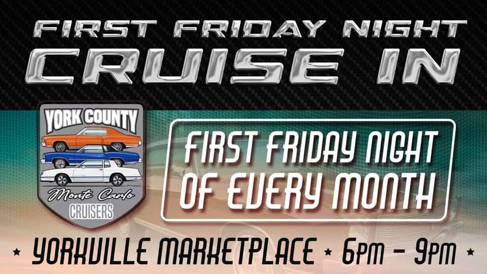 First Friday Night Cruise In event at 108 Congress St N in York, SC on July 11, 2025