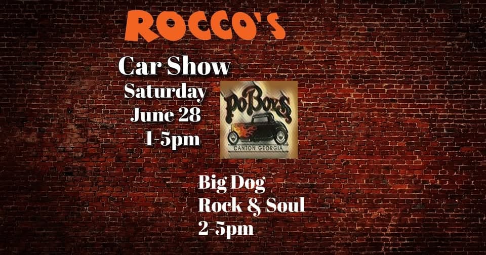 Poboys Car Show/ Big Dog Rock & Soul event at 47 Mountainside Village Pkwy in Jasper, GA on June 28, 2025