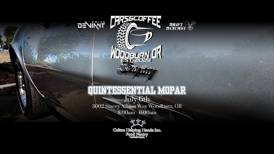 Quintessential Mopar event at 3002 Stacy Allison Way in Woodburn, OR on July 6, 2025