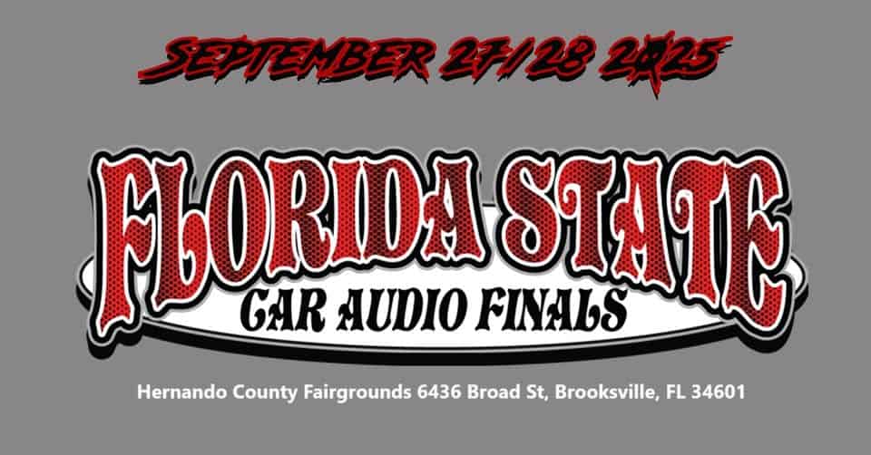 2025 Florida State Car Audio Finals Presented By Down4Sound event at 6436 Broad St in Brooksville, FL on September 27, 2025
