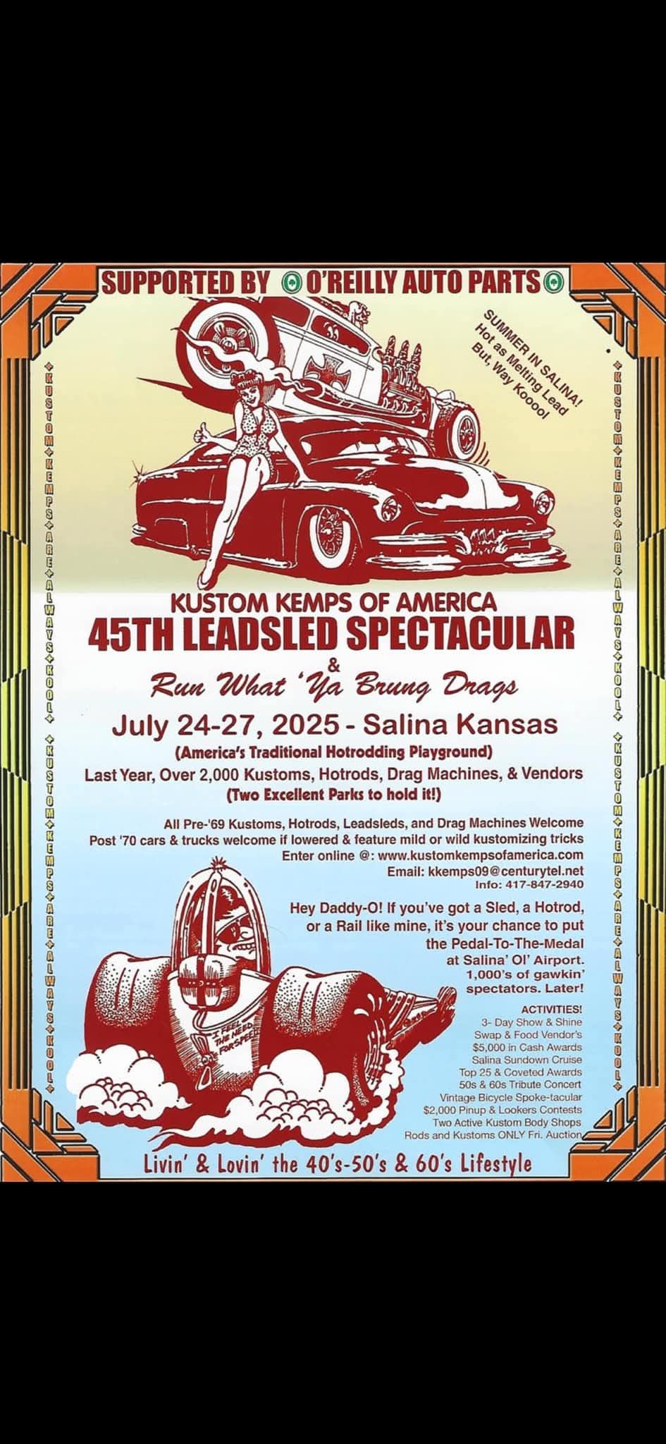 45th Leadsled Spectacular event at Salina Airport in Salina, KS on July 24, 2025