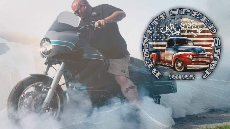 Bennett Speed Shop Car Show and Burnout Comp event at 2265 Cr-Ss in Rice Lake, WI on July 26, 2025