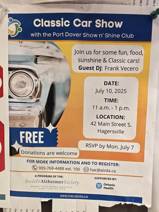 Classic Car Show With the Port Dover Show N' Shine Club event at 42 Main Street South in Hagersville, ON on July 10, 2025