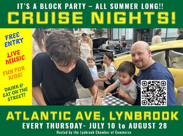 Cruise Nights event at Atlantic Ave in Lynbrook, NY on July 10, 2025