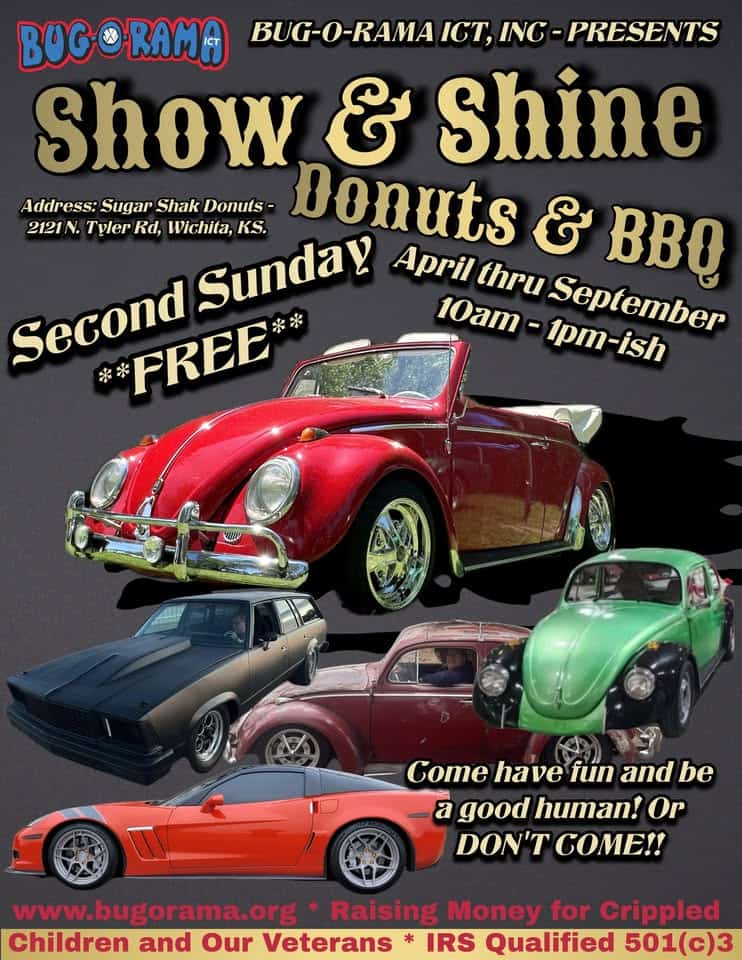 Donuts & BBQ - Show & Shine "FREE" event at 2121 N Tyler Rd in Wichita, KS on August 10, 2025