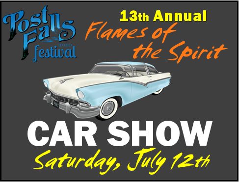 Flames of the Spirit Car Show event at 408 N Spokane St in Post Falls, ID on July 13, 2025