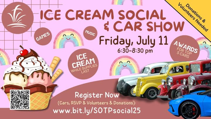 Ice Cream Social & Car Show event at 10805 Main St in Huntley, IL on July 11, 2025