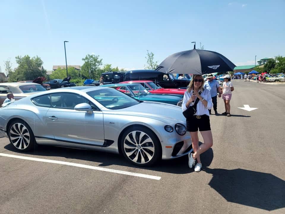 Lone Tree Cars and Coffee event at 9535 Park Meadows Dr in Lone Tree, CO on July 5, 2025