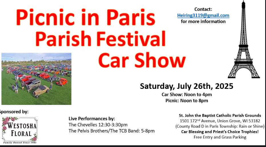 Picnic in Paris 2025 event at 1501 172Nd Ave in Union Grove, WI on July 26, 2025