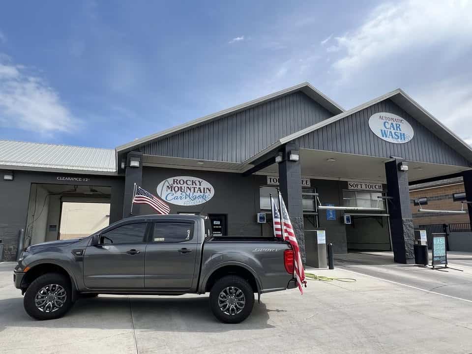 Rocky Mountain car wash customer appreciation day car show event at 505 N. Federal Blvd in Riverton, WY on August 9, 2025